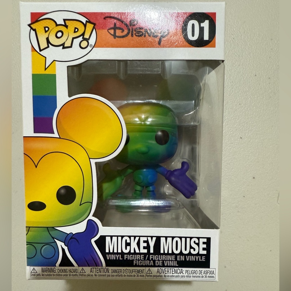 Funko Pop! Disney Mickey Mouse Vinyl Figure - Rainbow Colors